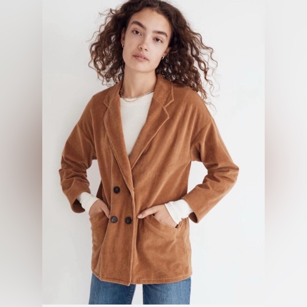 Madewell Knit Corduroy Redford Blazer